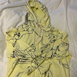 Very Rare Jil Sander Yellow/Beige Zodiac Hoodie Men's Size L